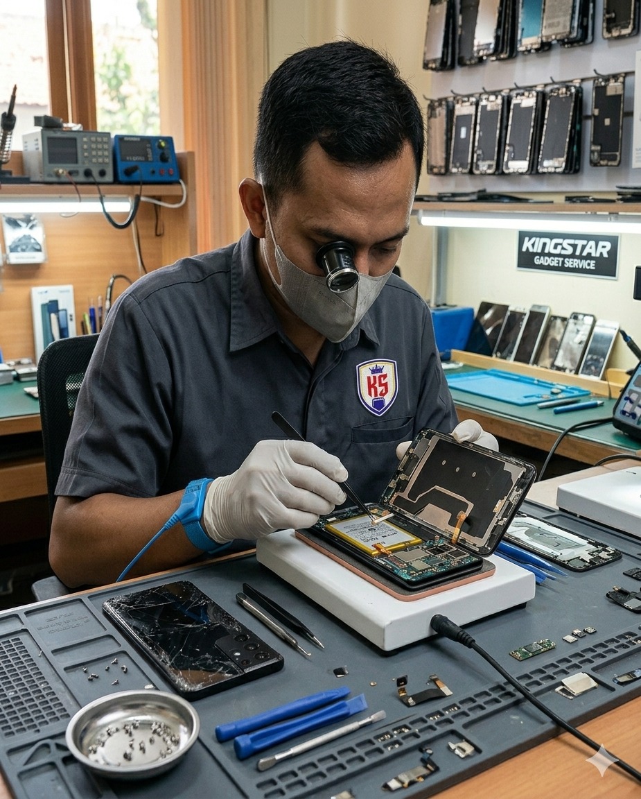 Teknisi profesional, service hp bisa di tunggu